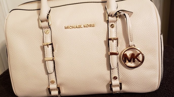 Michael Kors Jet Set Medium Two-tone Graphic Logo Dome Satchel