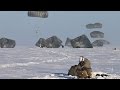 Paratroopers Parachute Into The Arctic