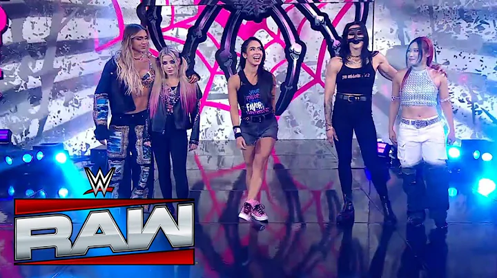 AJ Lee & Rhea Ripley & Alexa Bliss & Charlotte Flair & IYO SKY Entrance: WWE Raw, November 24, 2025
