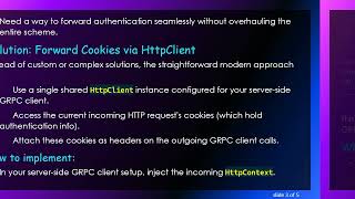 Handling User Authentication in Blazor InteractiveAuto with GRPC Self-Calls