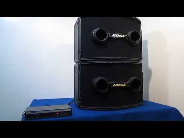 BOSE 800 プロフェッショナルラウドスピーカーシステム　② BOSE プロフェッショナルラウドスピーカーセット 802-II・802C - YouTube