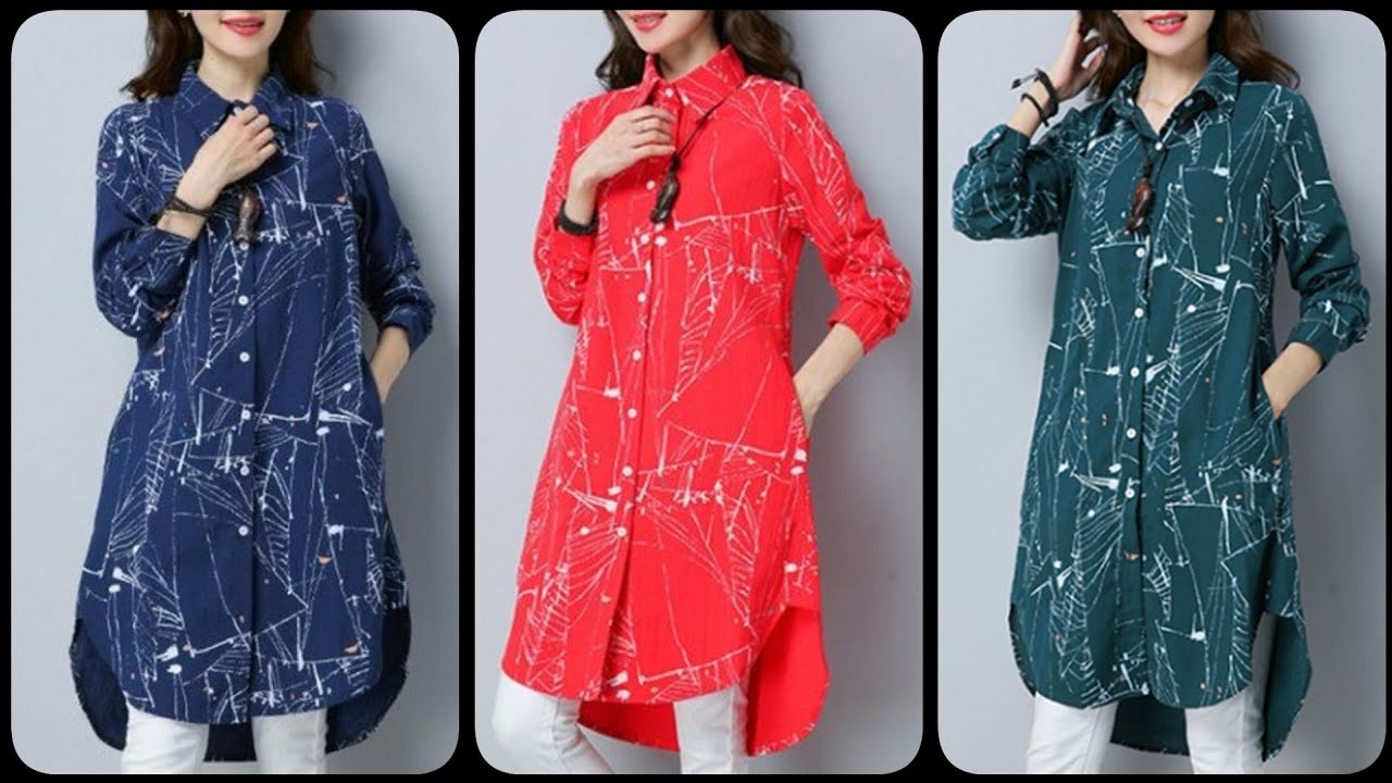 Top Class Stylish And Trendy Designer Casual Wear Cotton Printed Top ...