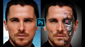 TURN YOUR FACE INTO TERMINATOR || Terminator Effect Using Photoshop.