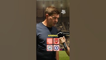 PREMIER LEAGUE PREDICTIONS with GERRARD, RIO, SHEARER 🔮 #shorts #football #soccer