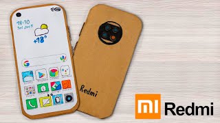 Working Cardboard Xiaomi Redmi Note 10 for $1 - Stop Motion
