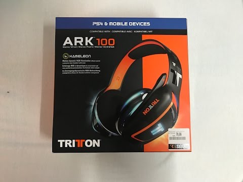 PS4 - Tritton ARK 100 Headset - Unboxing