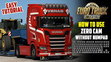 How To Use Zero Camera (0 cam) Without Numpad in Euro Truck Simulator 2 | EASY Tutorial
