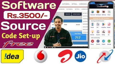 Source Code Rs.3500/- | How to make Multi Recharge Admin Software with Source Code