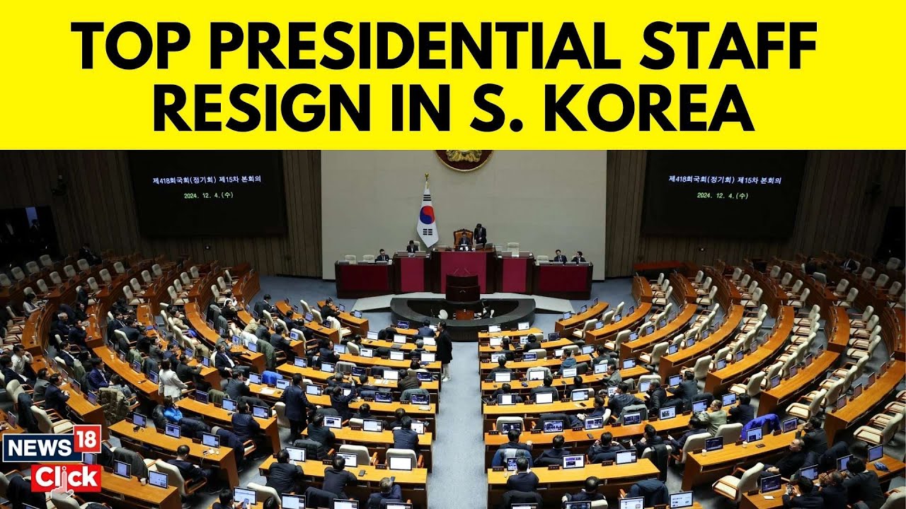 South Korea News | Top Presidential Staff Resign In South Korea After Martial Law Incident | N18G