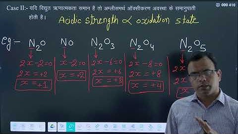 Acidic Strength | Preparation of Dinitrogen & Properties of Dinitrogen | Nitrogen Family Part - 6