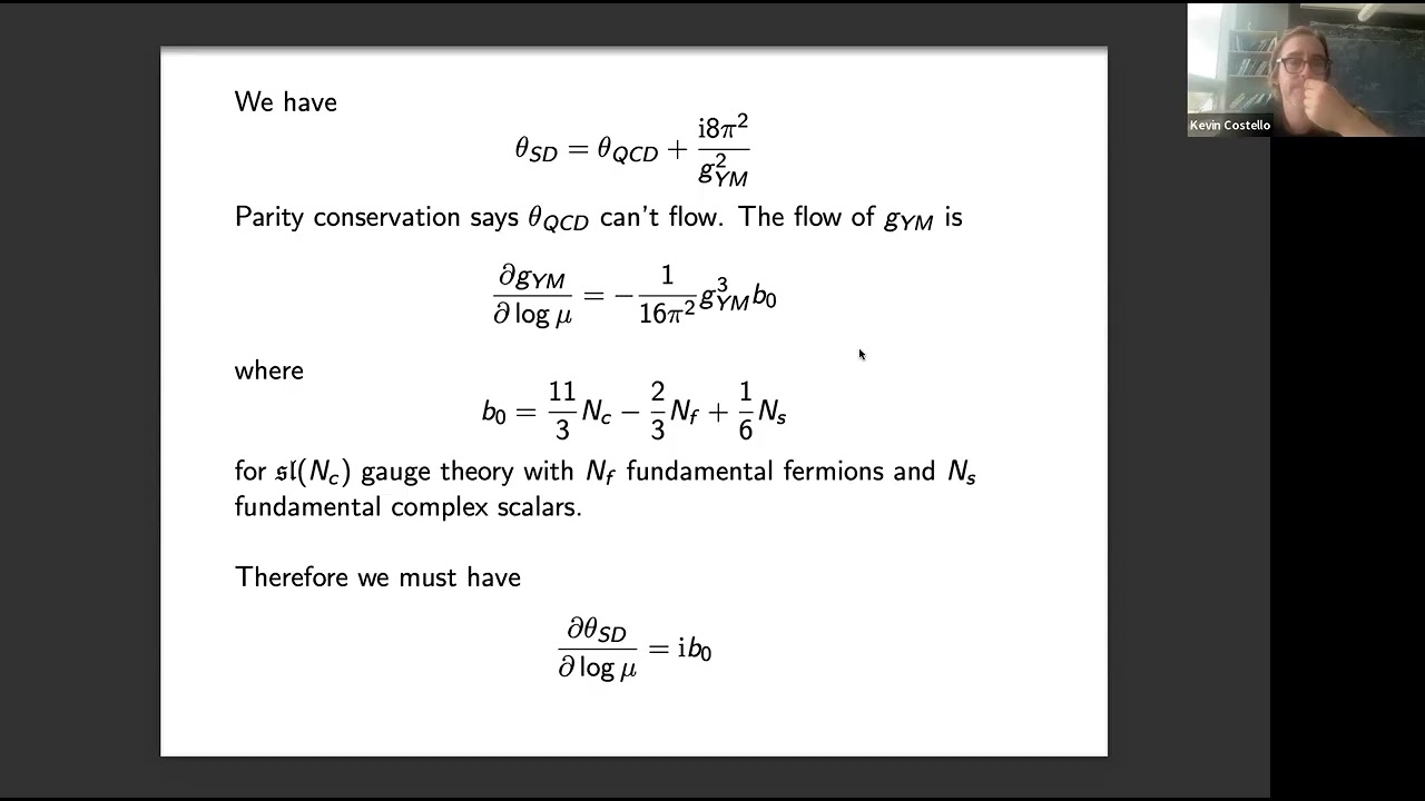 Kevin Costello | Non-perturbative aspects of self-dual gauge theory