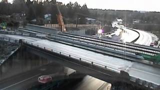 SR 520 - Timelapse - Eastside Transit & HOV Project - Jan. 2012
