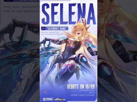 Selena "Silverbolt Raiko" makes her official debut on 10/09! #MLBBNewSkin #Selena