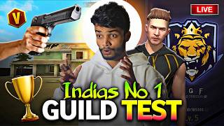 Indias No 1 Guild AGF 🔥 1Vs1 & 1Vs4 Test For V Badge Guild 😱 Free Fire Live #freefire #live