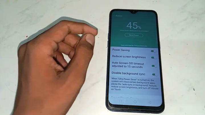 how to off battery saver in oppo a5s