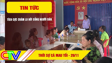 THỜI SỰ CÀ MAU TỐI 29-12-2025 | TÍCH CỰC CHĂM LO ĐỜI SỐNG NGƯỜI DÂN