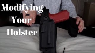 How to Modify The Safariland 6360 To Fit Your Training Gun | Tips for Explorers