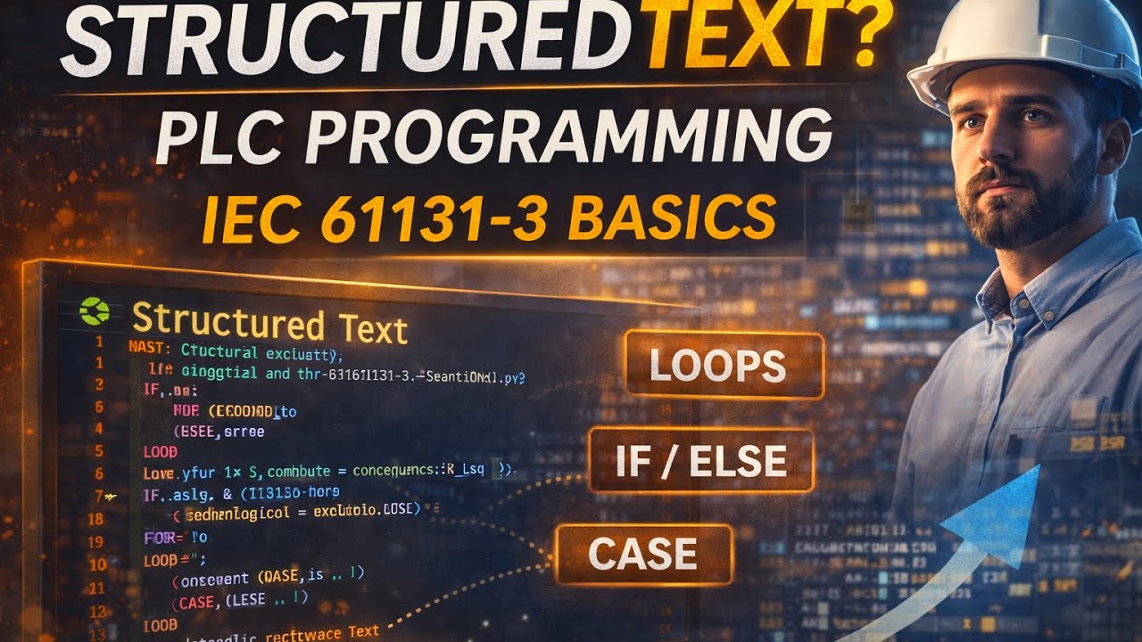 Structured Text PLC Programming Explained (IEC 61131-3 Basics) - YouTube