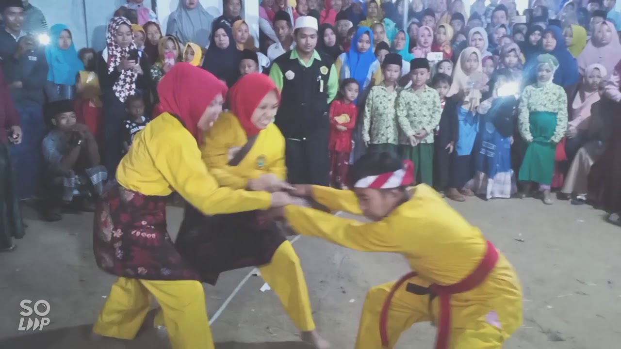 Atraksi Pragaan SBDS tiga serangkai, di acara imtihan di sumber pocong,karangleman,perak