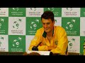 Tomic press conference: Davis Cup Australia v Korea 2012