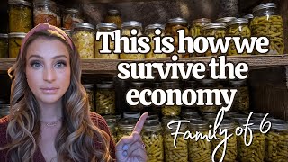 Preserving the Garden Harvest | Discount Grocery Haul | August Garden