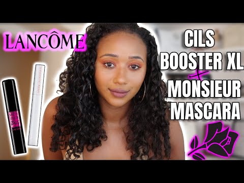THE BEST MASCARA! Lancome CILS BOOSTER XL + MONSIEUR BIG VOLUMIZING Mascara Review!  (Shocked!!!!)-thumbnail