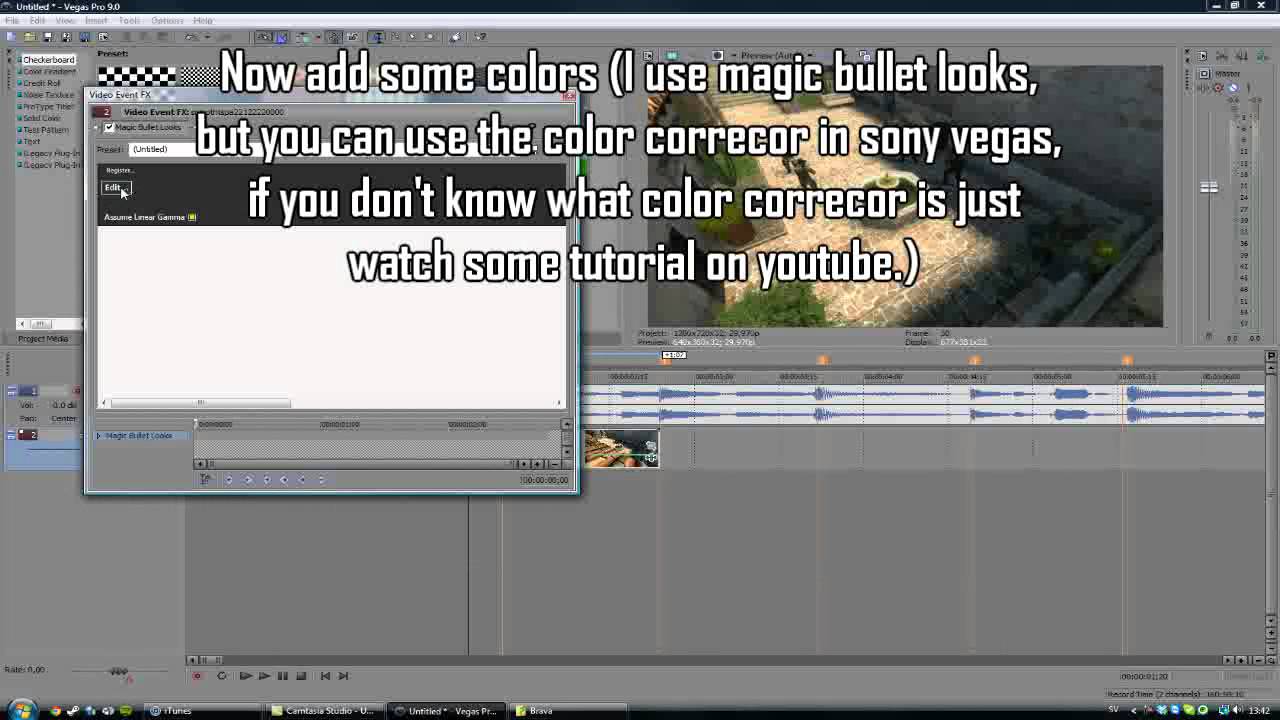 Sony Vegas Tutorial, Basic CSS Movie Making Effects