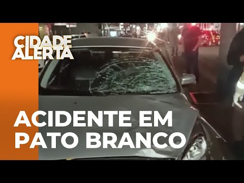 Motorista bêbado e em alta velocidade atropelou jovem em Pato Branco