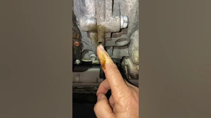 How To Find A Rear Main Seal Leak  #motorcarnut #automobile  #mechanic #rearmainseal #shorts