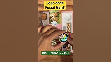 Fossil gen8 logo code #fossil #smartwatch 1800
