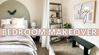 DIY GUEST BEDROOM MAKEOVER ON A BUDGET | bedroom decorating ideas 2022 + easy home diy projects