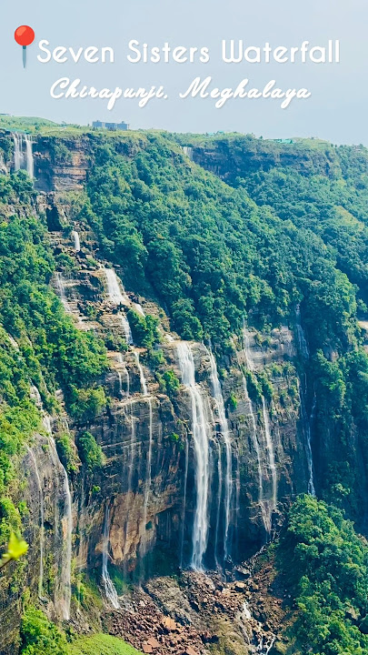 Seven Sisters Waterfall, Chirapunji, Meghalaya, malayalam review #meghalaya #travel #cherrapunji