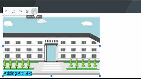 Adding Alt Text to your Google Site