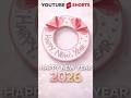 Happy New year 2026🎉#youtubeshorts#viral#trending#handmade#viralvideo#trendingshorts#card#fyp#reels