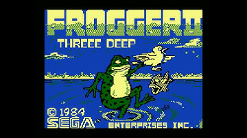 ATARI XL / XE = FROGGER II - THREE DEEP ( Title Version ) - 80´S NOSTALGIA