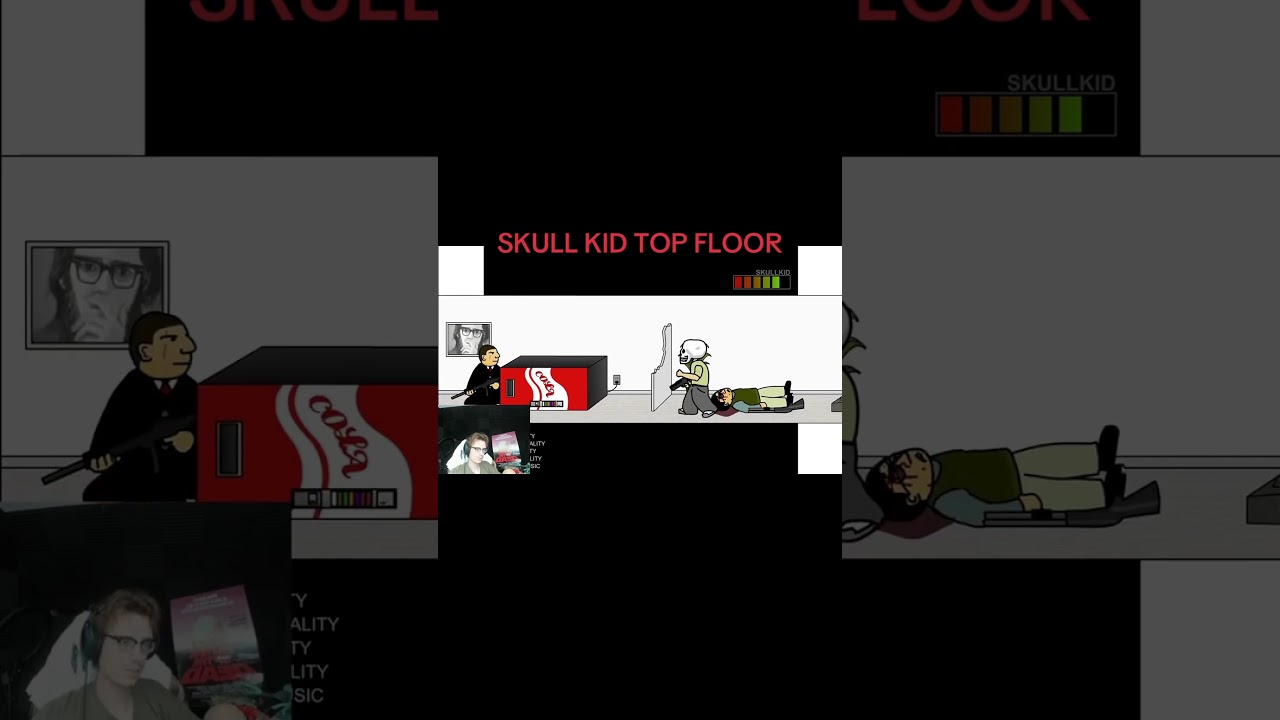 SKULL KID TOP FLOOR classic flash game 