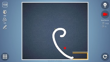 How to do Brain It On Level 159 - 3 Stars