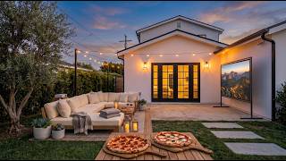 Luxury Backyard Outdoor Movie Theater Transformation | Dream Home Cinema Design 4K. #backtobeautiful