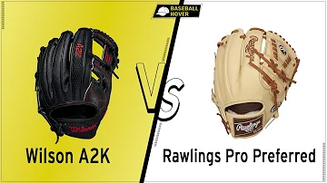 Wilson A2K Vs Rawlings Pro Preferred Baseball Glove