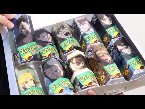 Attack on Titan collaborate with Koala's march Chocolate Snacks