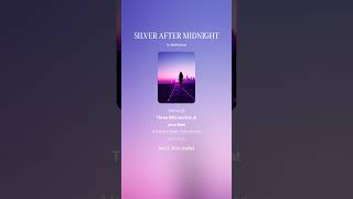 SILVER AFTER MIDNIGHT TT