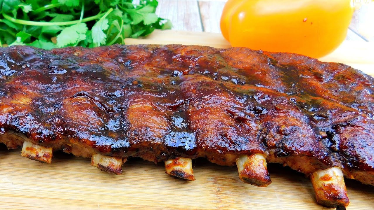 Fall Off The Bone! BBQ Ribs In Oven | Pork Ribs Recipe - YouTube