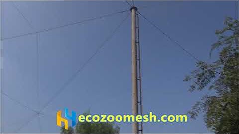 wire rope mesh, zoo animal enclosure mesh, aviary netting mesh