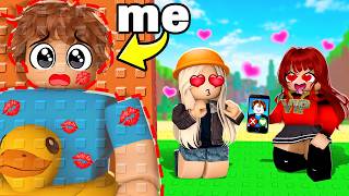Sneaking into a GIRLS ADMIN ONLY SLEEPOVER in Kick a Lucky Block!