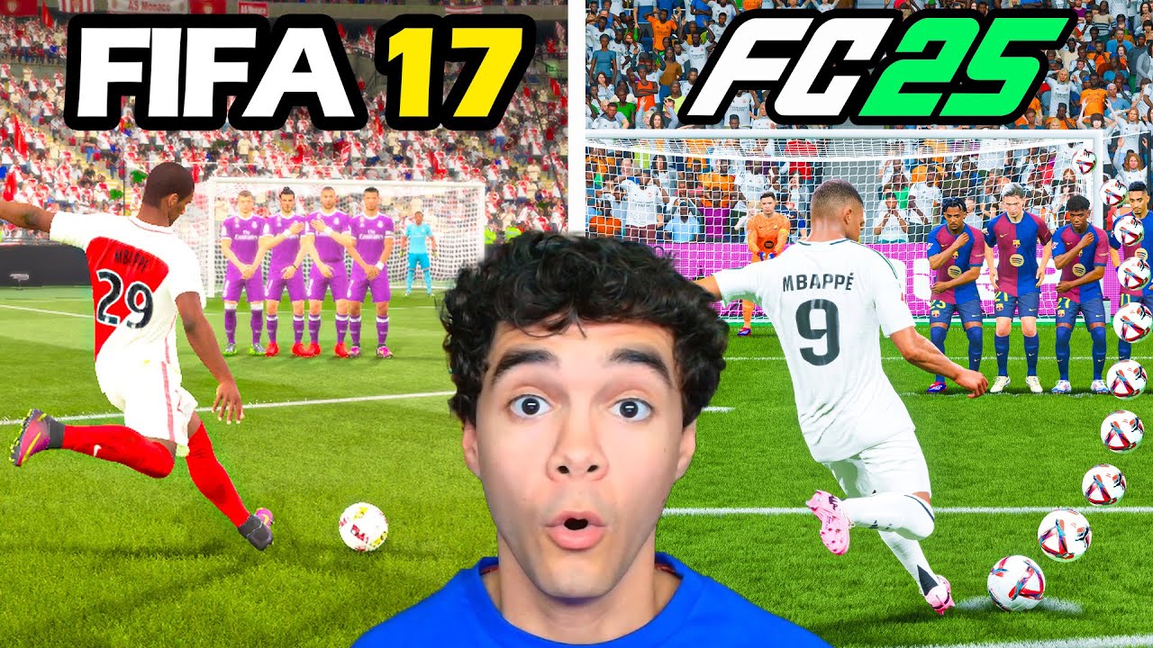 ¡GOL DE FALTA CON MBAPPE EN CADA FIFA!