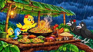 The Dove, the Crow, and the Sparrow | Menu Kuruvi new story | village birds story | New Birds Mor...