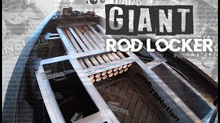 Rod Locker Fabrication | Tracker V18 Bass Boat Restoration