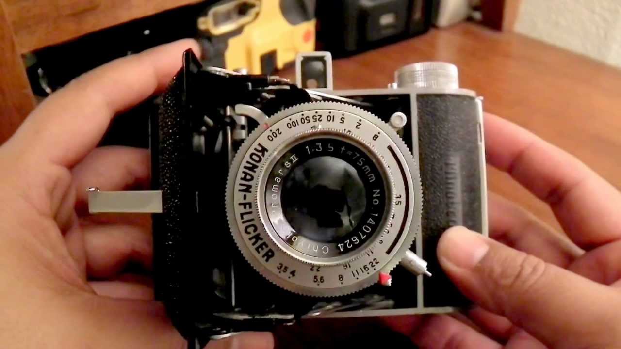 Minolta Semi P Konan. film camera. - YouTube