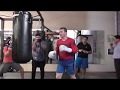 Canelo Alvarez SICK POWER On Heavybag - EsNews Boxing