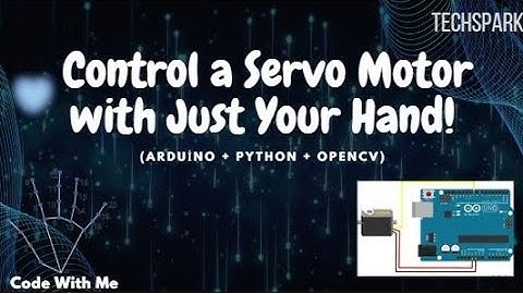 🔥 Control a Servo Motor with Just Your Hand | (Arduino + Python + OpenCV)